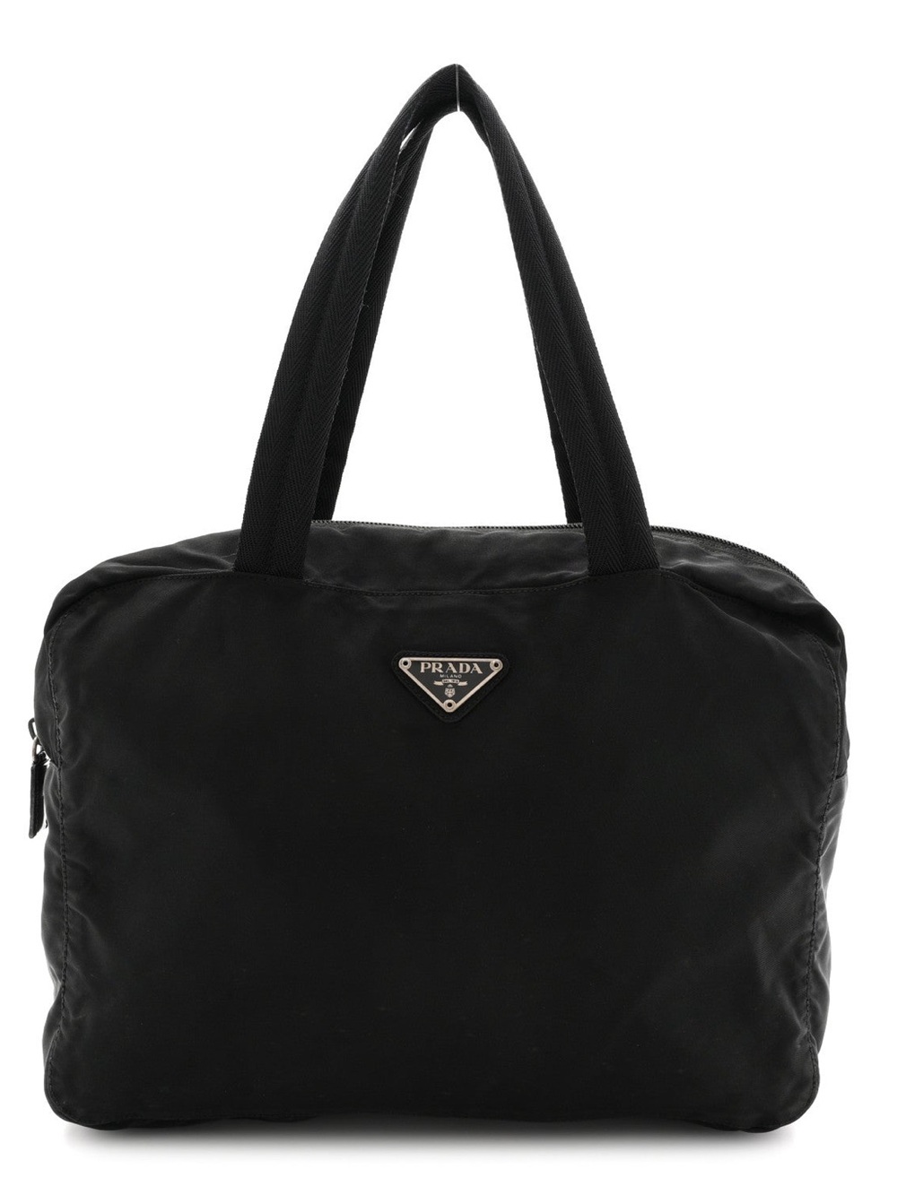 SALE Prada Tessuto Vintage Black Handbag GUC Estate Luxury Shoulder Bag